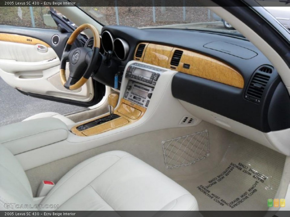 Ecru Beige Interior Dashboard for the 2005 Lexus SC 430 #44802018