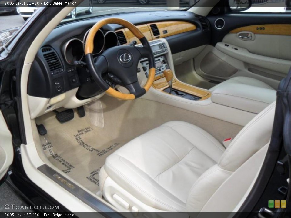 Ecru Beige Interior Photo for the 2005 Lexus SC 430 #44802050
