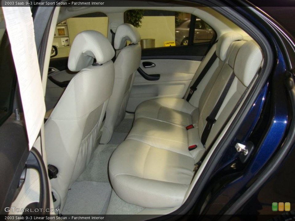 Parchment Interior Photo for the 2003 Saab 9-3 Linear Sport Sedan #44807772