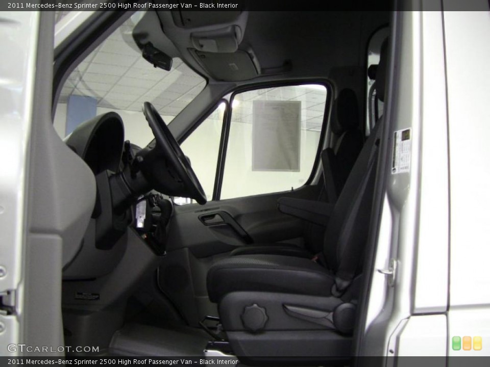 Black Interior Photo for the 2011 Mercedes-Benz Sprinter 2500 High Roof Passenger Van #44813762
