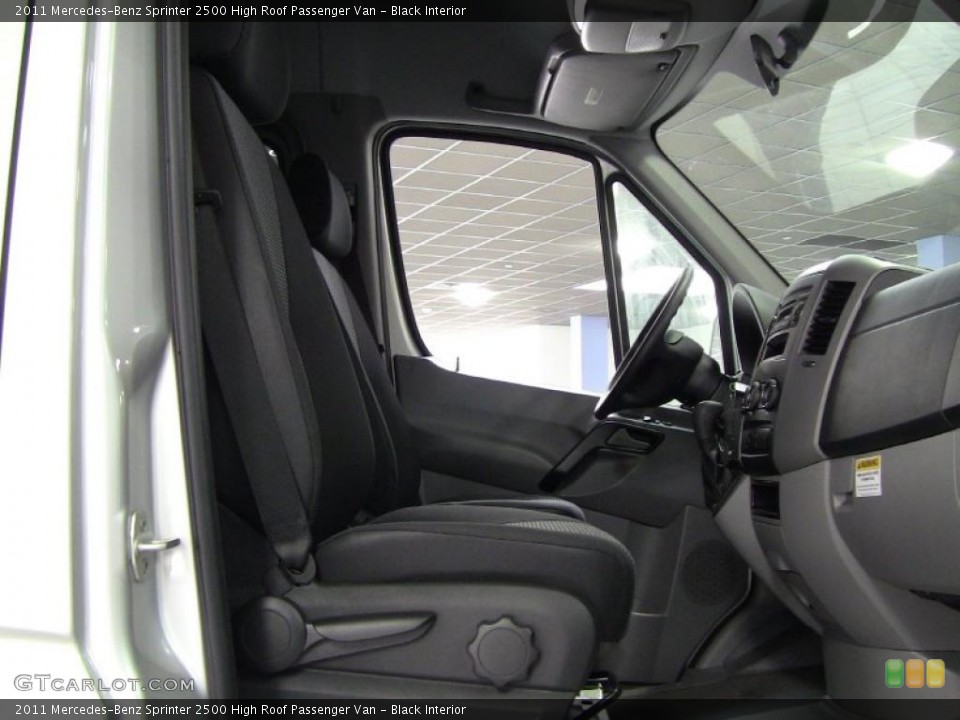 Black Interior Photo for the 2011 Mercedes-Benz Sprinter 2500 High Roof Passenger Van #44813776