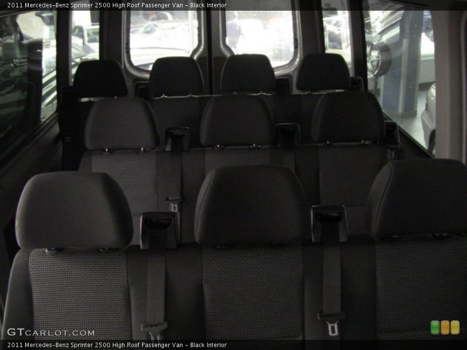 Black Interior Photo for the 2011 Mercedes-Benz Sprinter 2500 High Roof Passenger Van #44813812