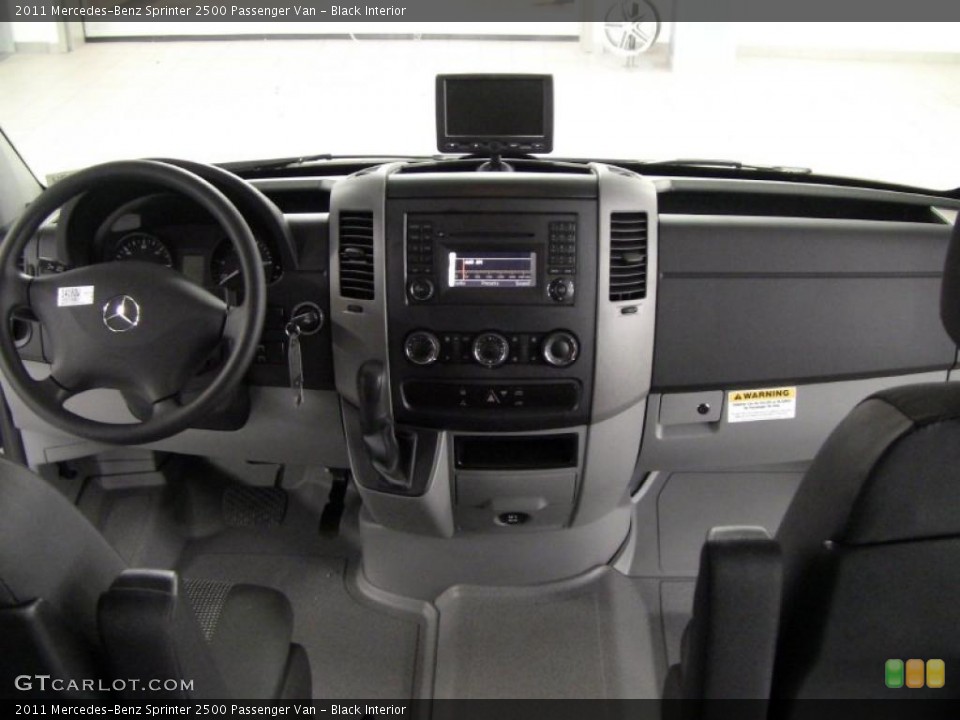 Black Interior Dashboard for the 2011 Mercedes-Benz Sprinter 2500 Passenger Van #44814048