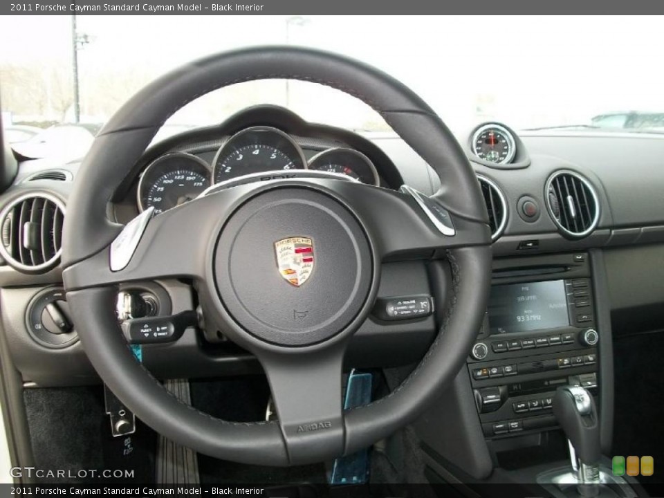 Black Interior Steering Wheel for the 2011 Porsche Cayman  #44814605