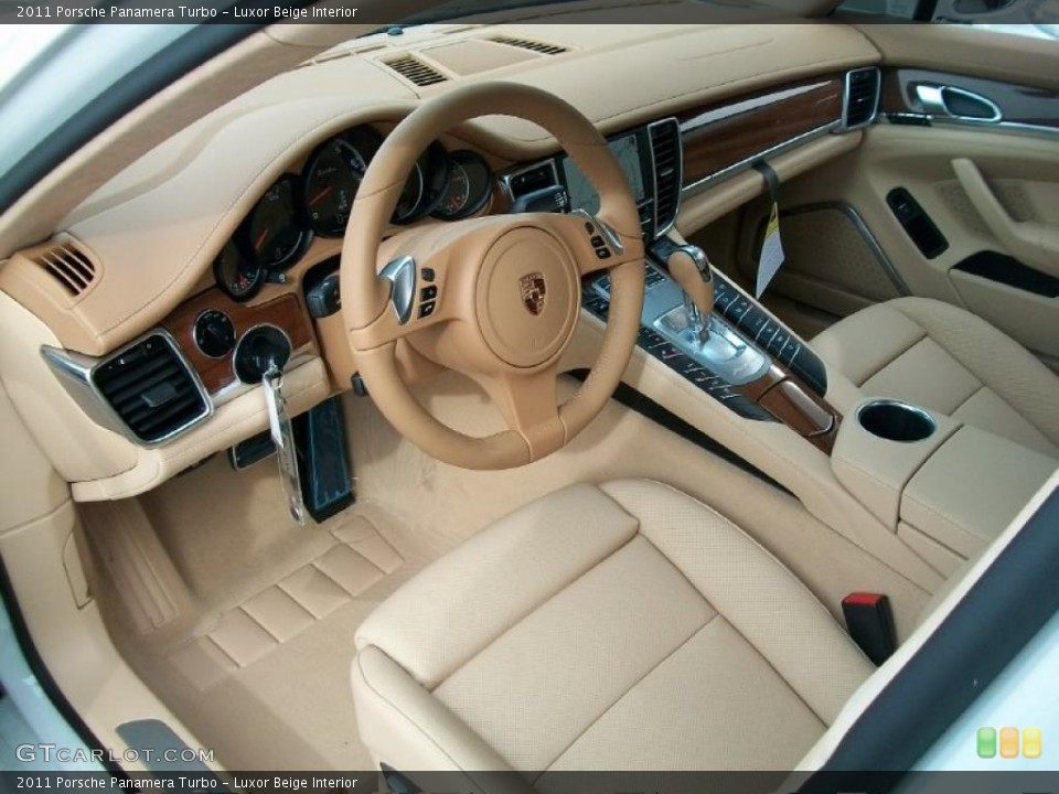 Luxor Beige Interior Prime Interior for the 2011 Porsche Panamera Turbo #44815048