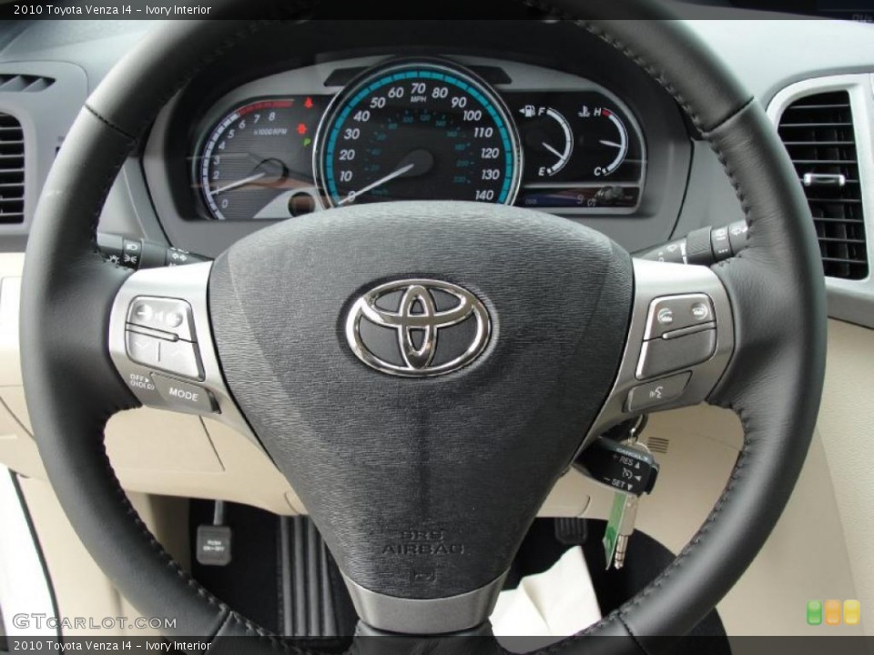 Ivory Interior Steering Wheel for the 2010 Toyota Venza I4 #44817100