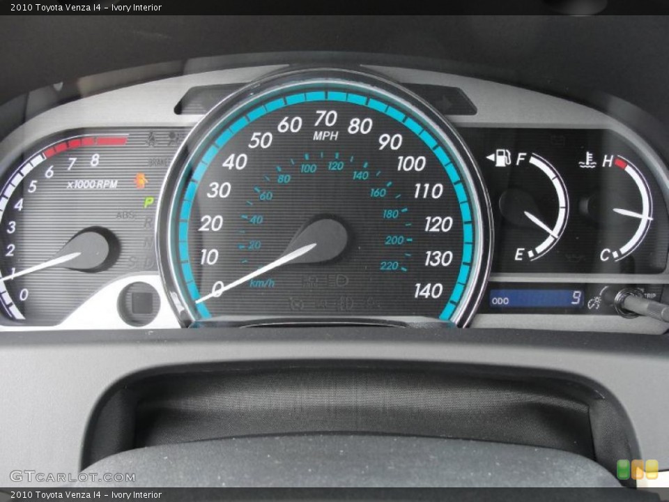 Ivory Interior Gauges for the 2010 Toyota Venza I4 #44817116