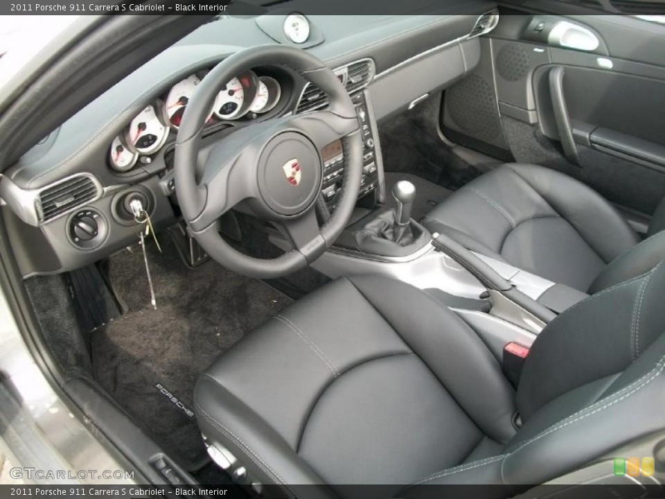 Black Interior Photo for the 2011 Porsche 911 Carrera S Cabriolet #44817280