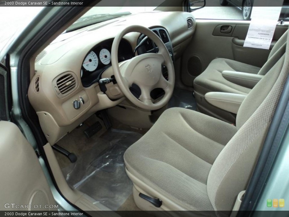 Sandstone Interior Prime Interior for the 2003 Dodge Caravan SE #44817292