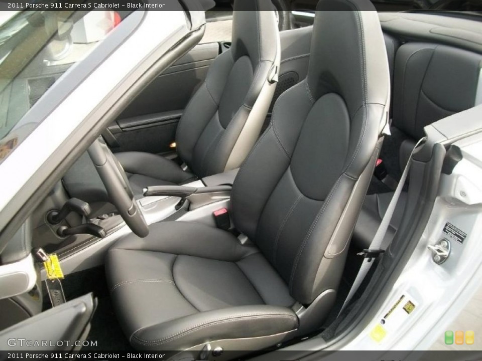 Black Interior Photo for the 2011 Porsche 911 Carrera S Cabriolet #44817328