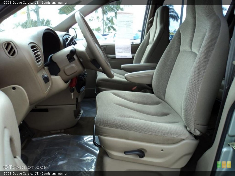 Sandstone Interior Photo for the 2003 Dodge Caravan SE #44817344