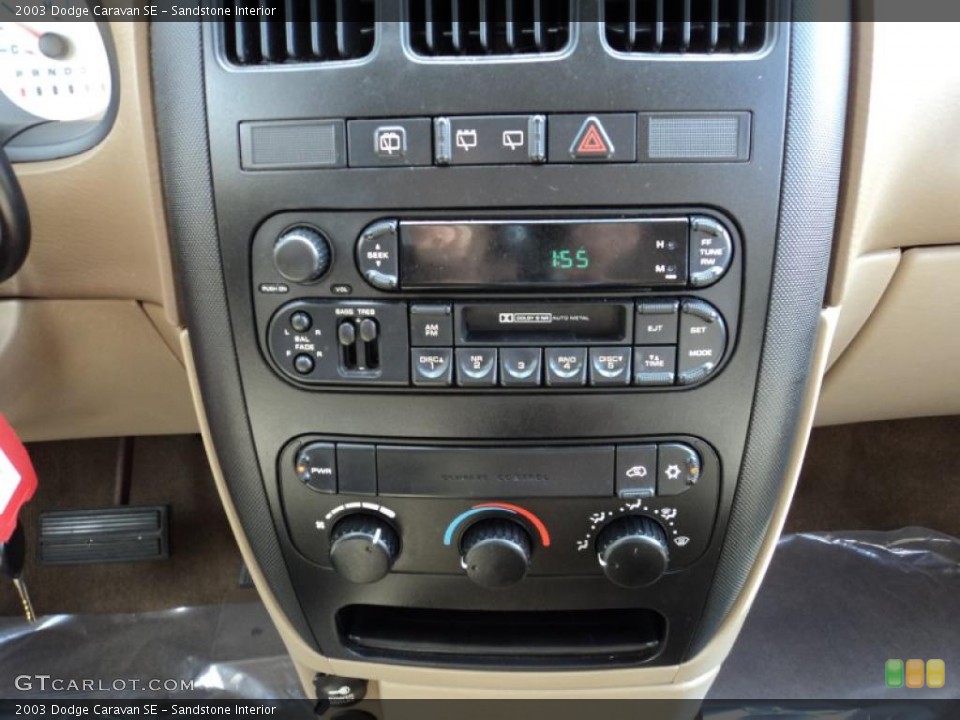 Sandstone Interior Controls for the 2003 Dodge Caravan SE #44817424
