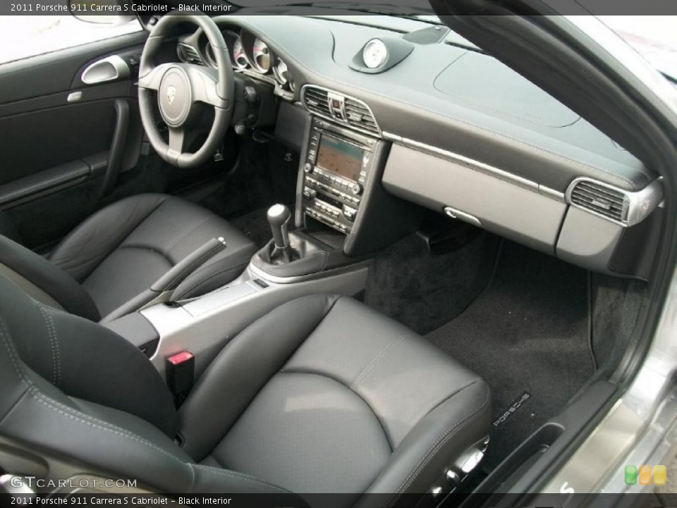 Black Interior Photo for the 2011 Porsche 911 Carrera S Cabriolet #44817500
