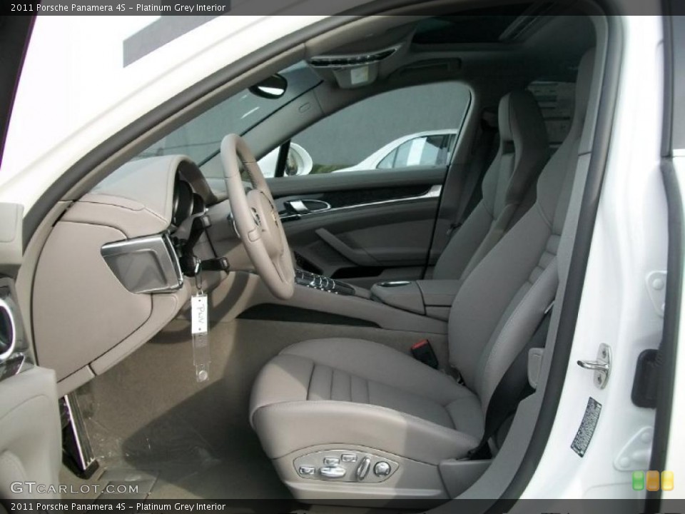 Platinum Grey Interior Photo for the 2011 Porsche Panamera 4S #44817828