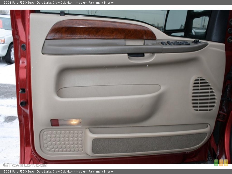 Medium Parchment Interior Door Panel for the 2001 Ford F350 Super Duty Lariat Crew Cab 4x4 #44817996