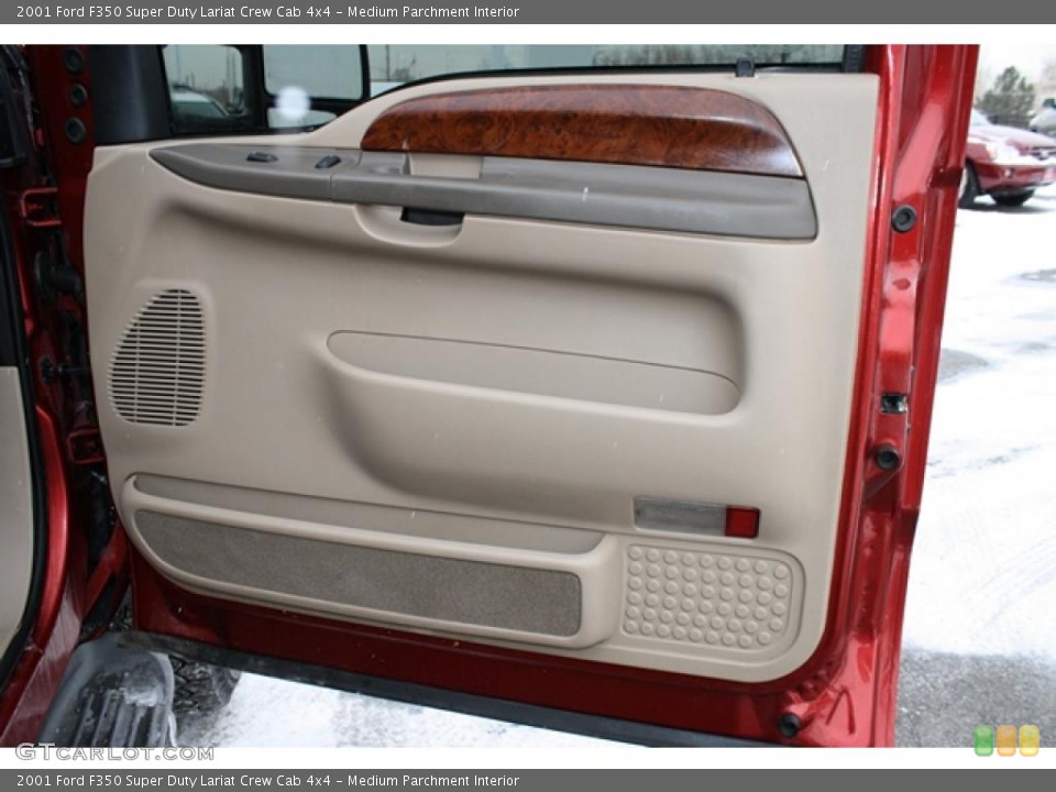 Medium Parchment Interior Door Panel for the 2001 Ford F350 Super Duty Lariat Crew Cab 4x4 #44818012