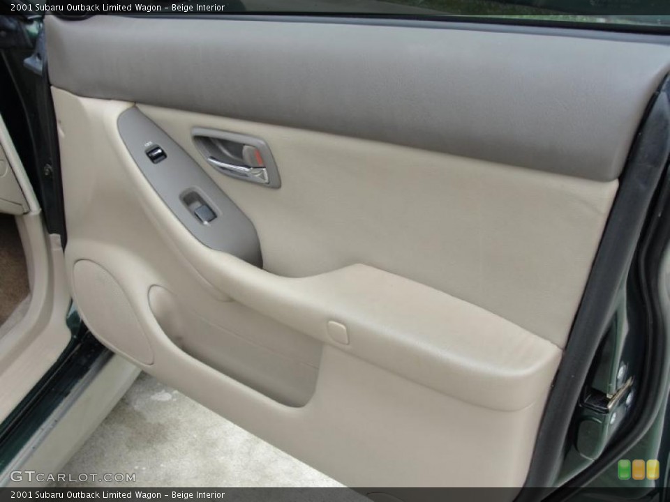 Beige Interior Door Panel for the 2001 Subaru Outback Limited Wagon #44818224
