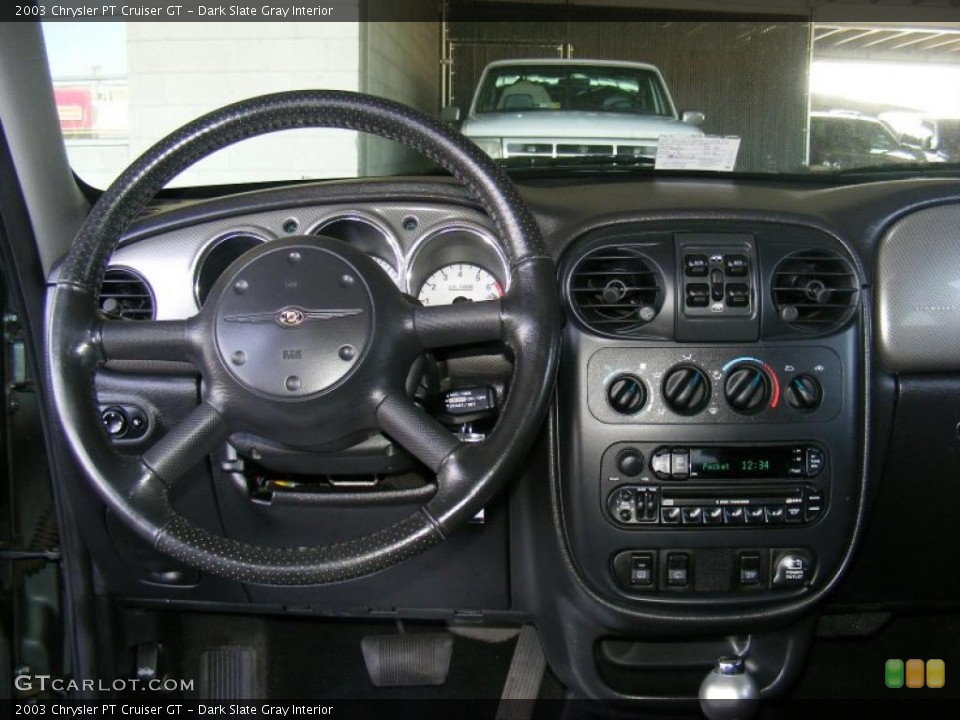 Dark Slate Gray Interior Dashboard for the 2003 Chrysler PT Cruiser GT #44818292