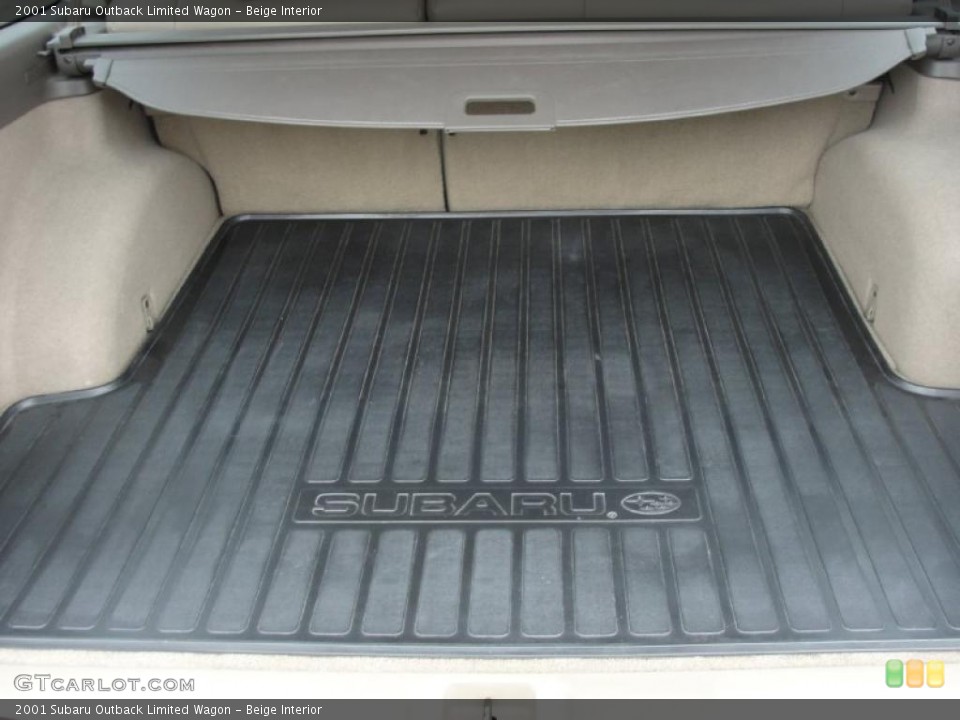 Beige Interior Trunk for the 2001 Subaru Outback Limited Wagon #44818296