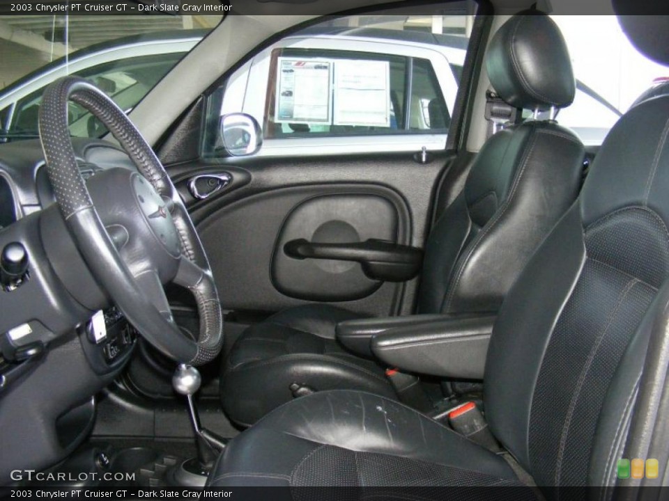 Dark Slate Gray Interior Photo for the 2003 Chrysler PT Cruiser GT #44818336