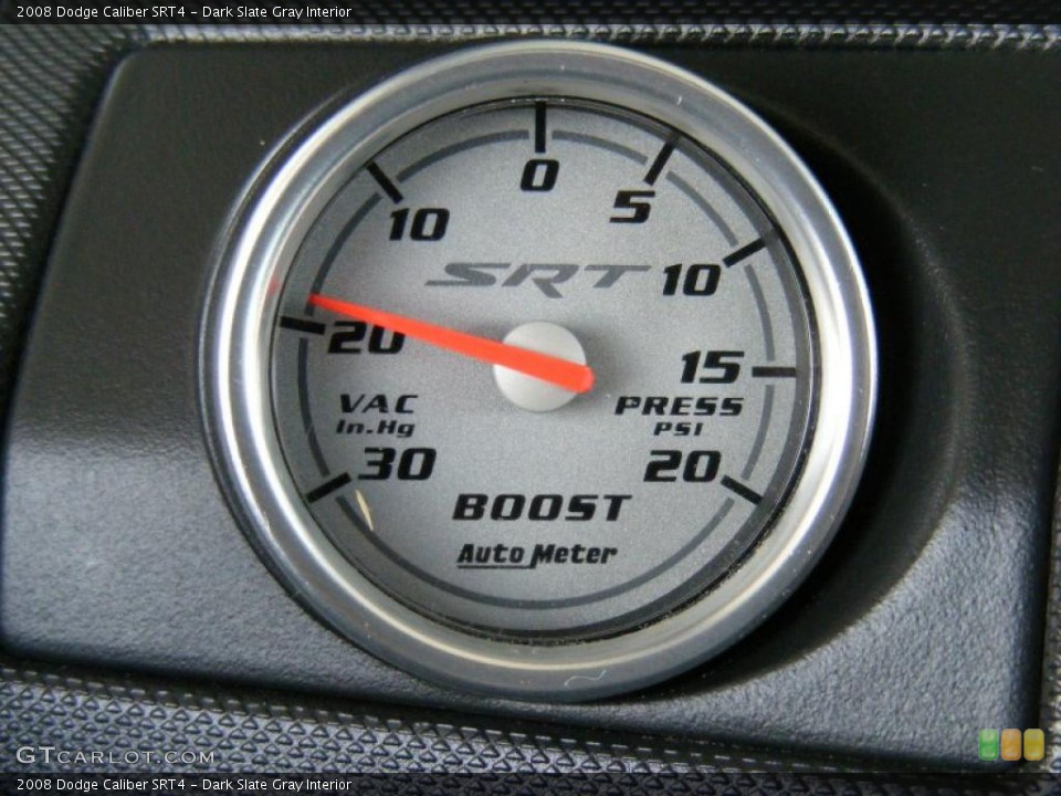 Dark Slate Gray Interior Gauges for the 2008 Dodge Caliber SRT4 #44818788