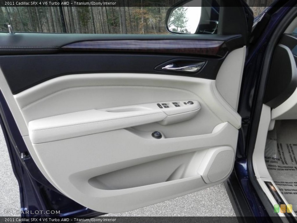 Titanium/Ebony Interior Door Panel for the 2011 Cadillac SRX 4 V6 Turbo AWD #44818848