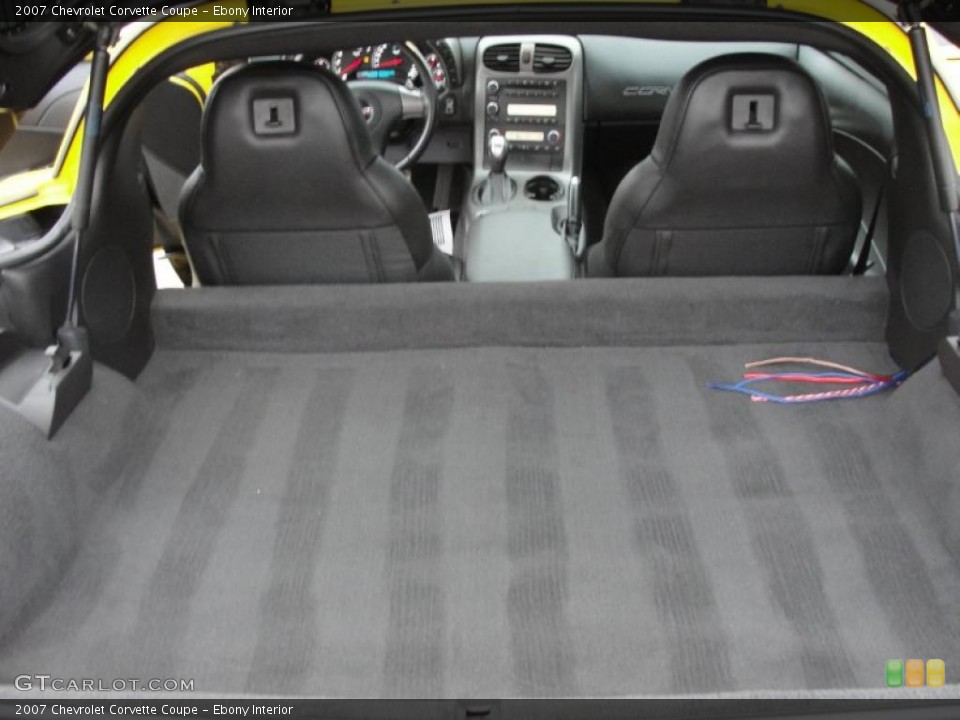 Ebony Interior Photo for the 2007 Chevrolet Corvette Coupe #44818936
