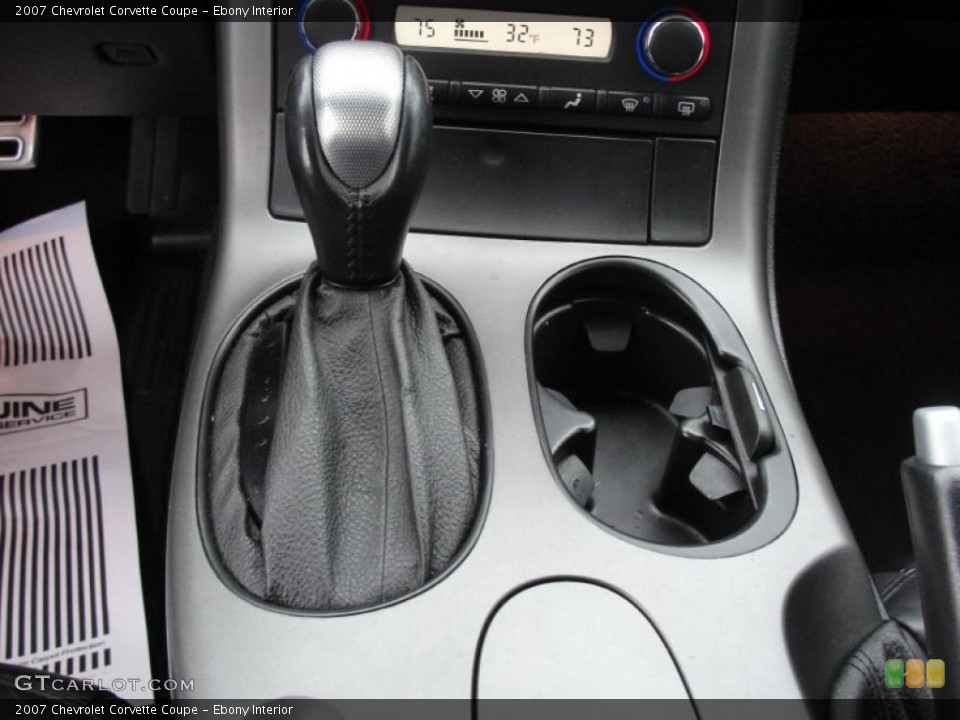 Ebony Interior Transmission for the 2007 Chevrolet Corvette Coupe #44819068
