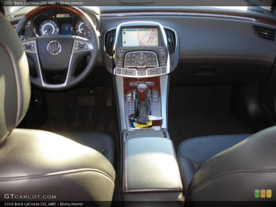Ebony Interior Dashboard for the 2010 Buick LaCrosse CXL AWD #44821248