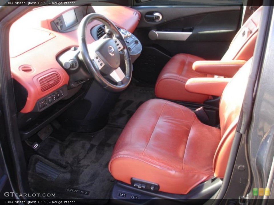 Rouge Interior Photo for the 2004 Nissan Quest 3.5 SE #44821484