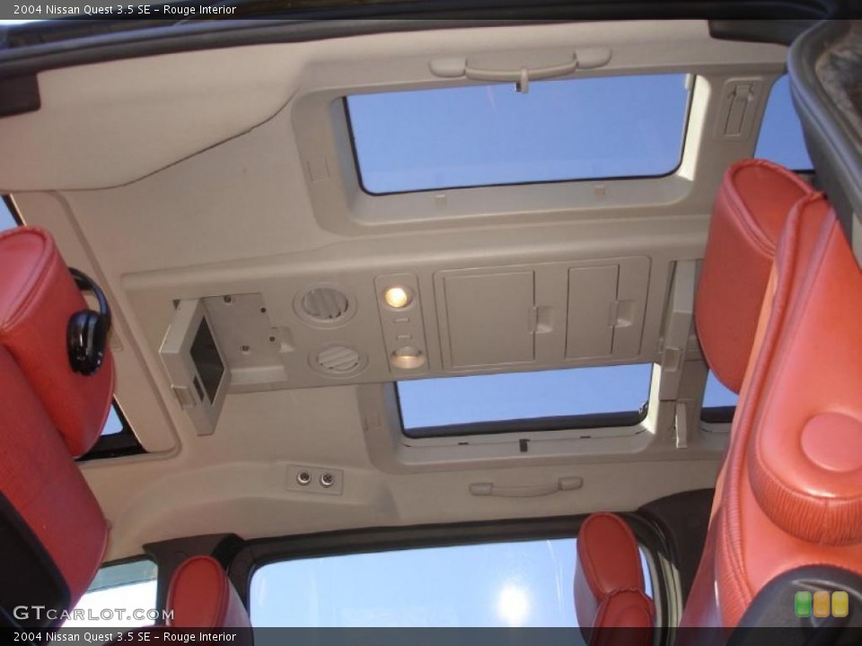 Rouge Interior Sunroof for the 2004 Nissan Quest 3.5 SE #44821596
