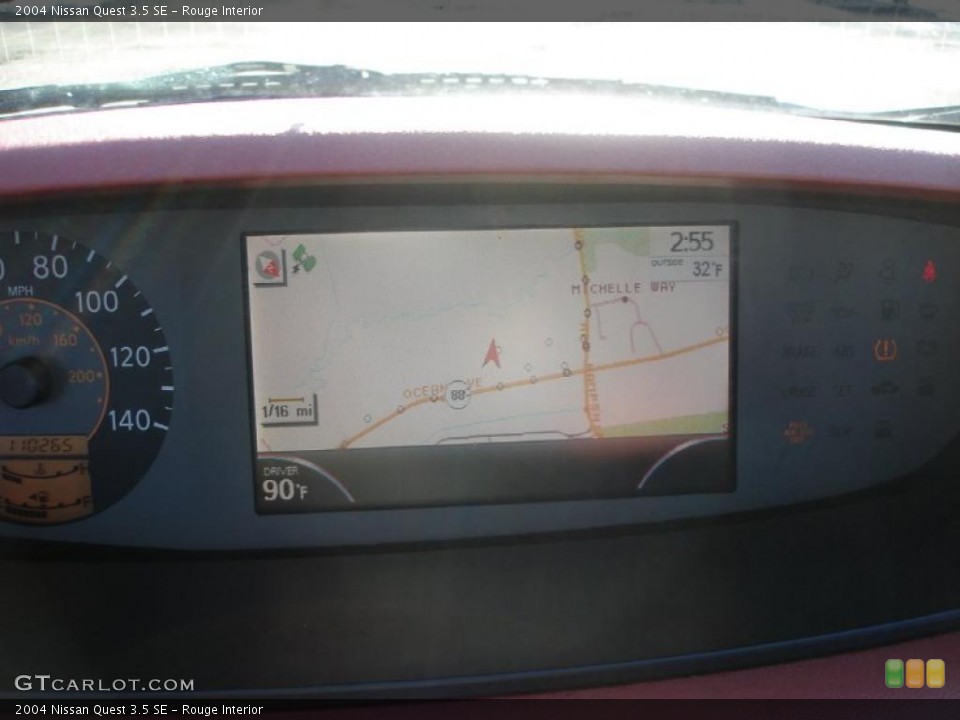 Rouge Interior Navigation for the 2004 Nissan Quest 3.5 SE #44821636