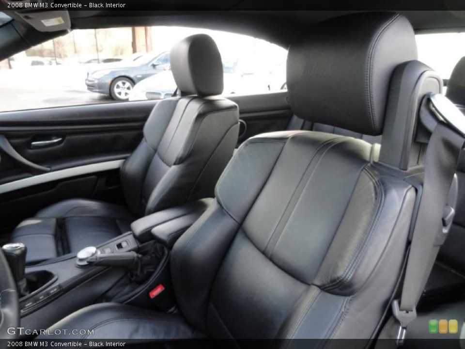 Black Interior Photo for the 2008 BMW M3 Convertible #44823088