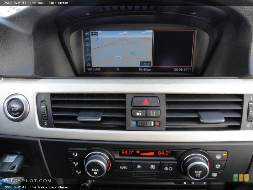 Black Interior Controls for the 2008 BMW M3 Convertible #44823152