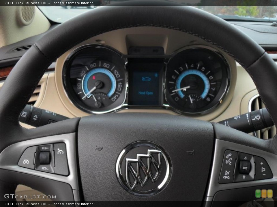 Cocoa/Cashmere Interior Gauges for the 2011 Buick LaCrosse CXL #44826556