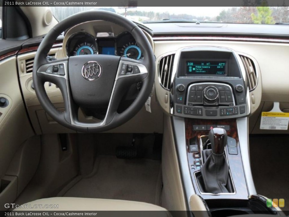 Cocoa/Cashmere Interior Dashboard for the 2011 Buick LaCrosse CXL #44826604