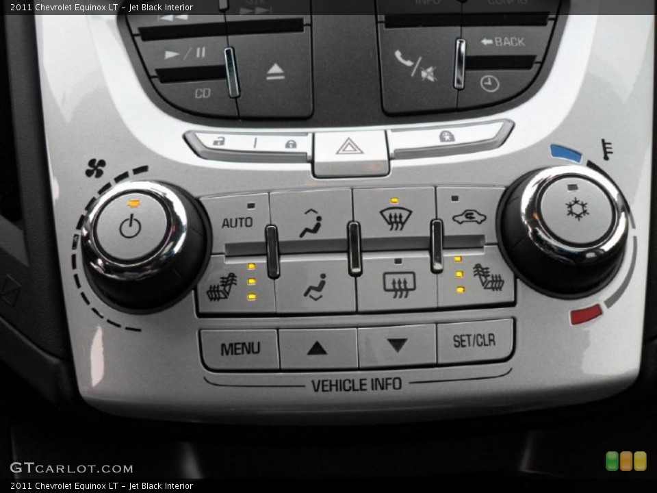 Jet Black Interior Controls for the 2011 Chevrolet Equinox LT #44827388
