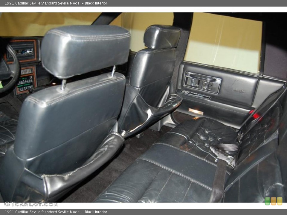 Black Interior Photo for the 1991 Cadillac Seville  #44829536