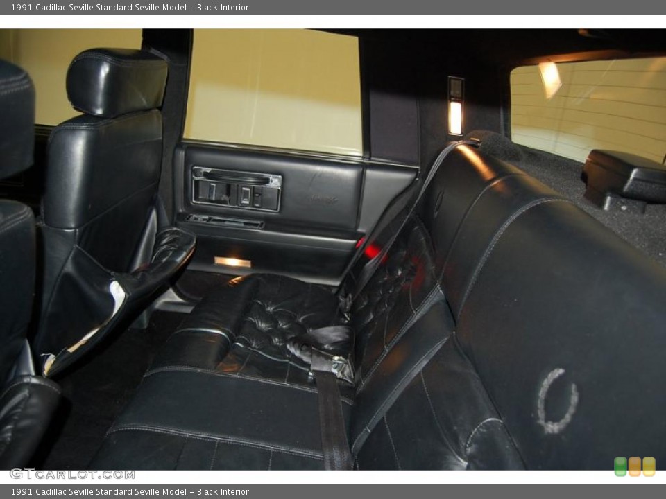 Black Interior Photo for the 1991 Cadillac Seville  #44829556