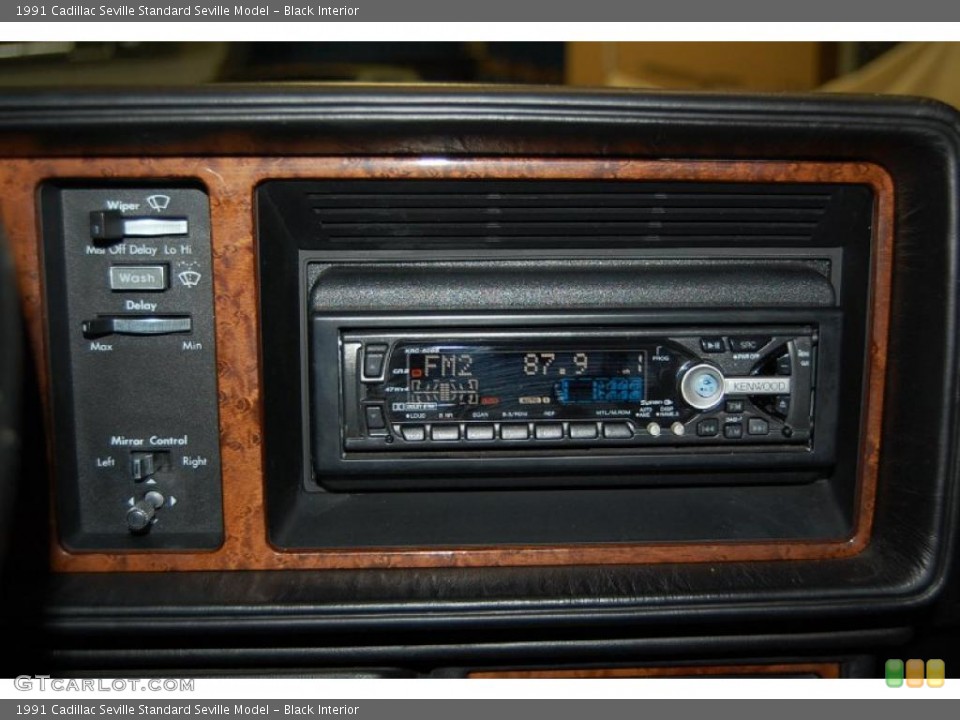 Black Interior Controls for the 1991 Cadillac Seville  #44829668