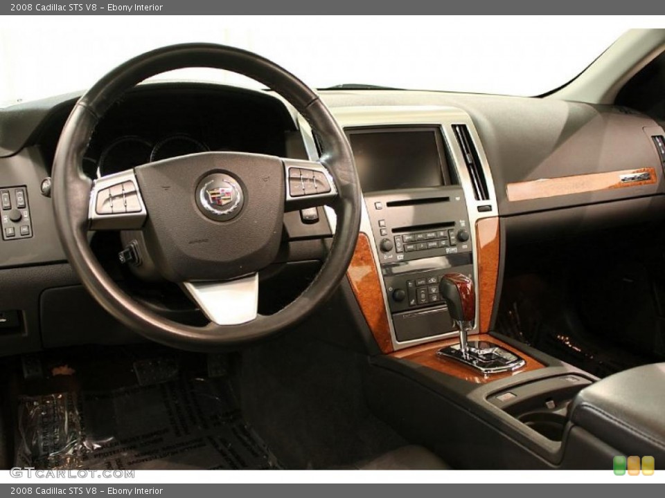 Ebony Interior Dashboard for the 2008 Cadillac STS V8 #44830264