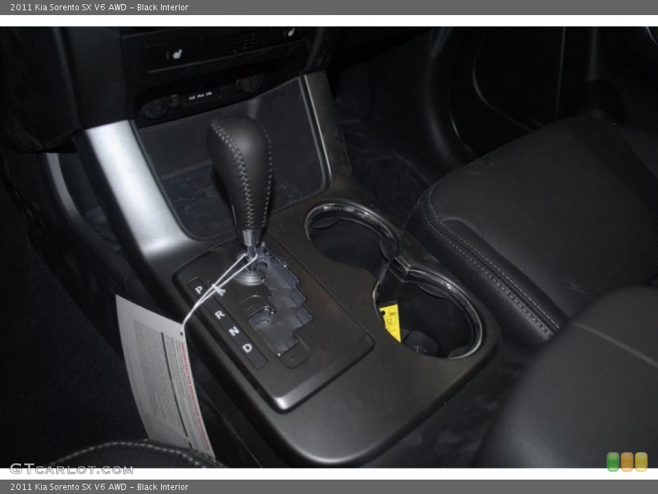Black Interior Transmission for the 2011 Kia Sorento SX V6 AWD #44834792