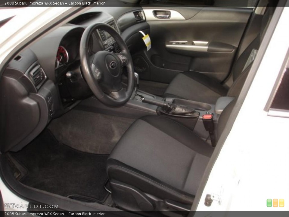 Carbon Black Interior Photo for the 2008 Subaru Impreza WRX Sedan #44836344