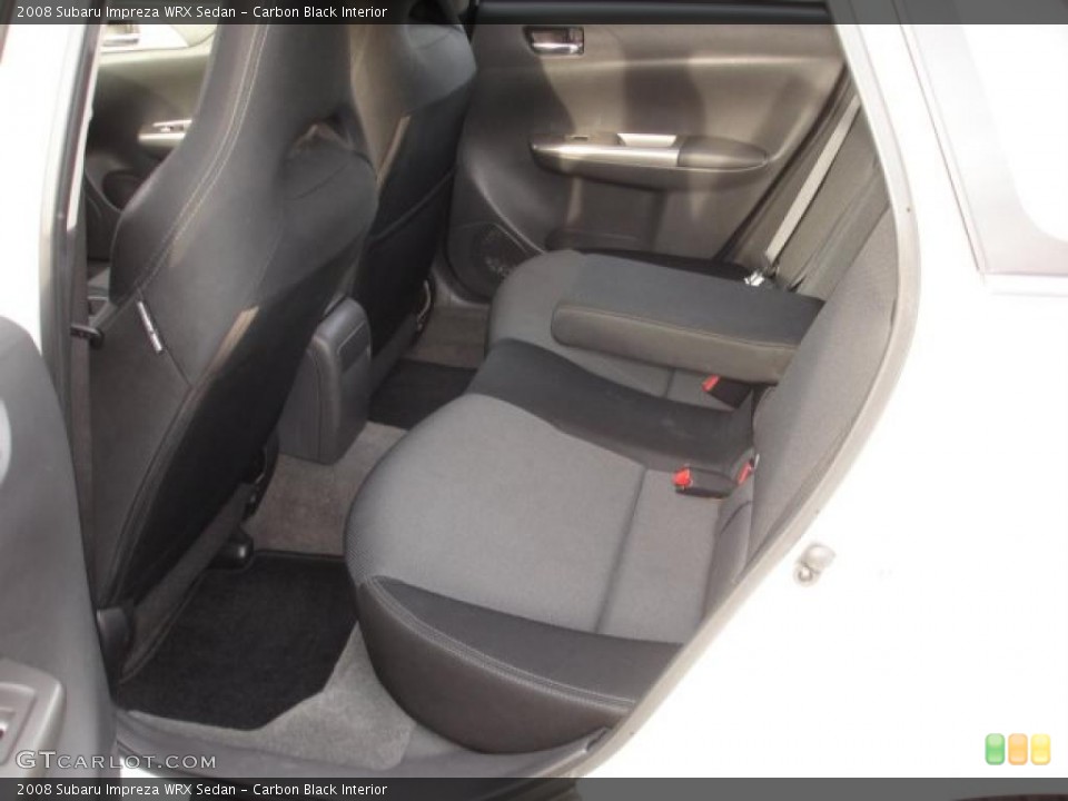 Carbon Black Interior Photo for the 2008 Subaru Impreza WRX Sedan #44836360