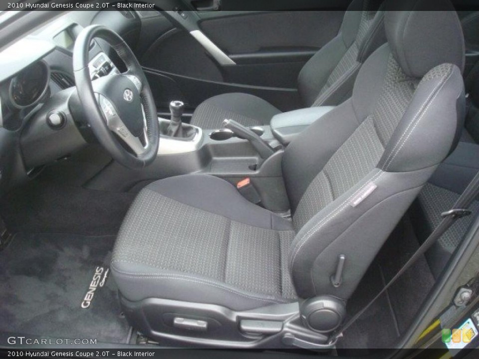 Black Interior Photo for the 2010 Hyundai Genesis Coupe 2.0T #44837512