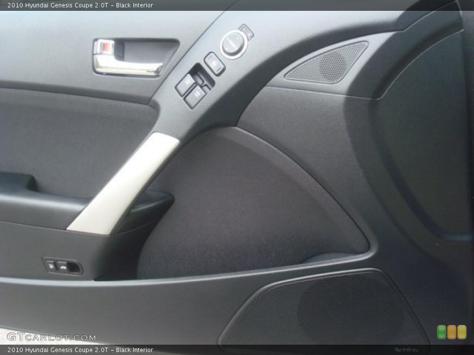 Black Interior Controls for the 2010 Hyundai Genesis Coupe 2.0T #44837556