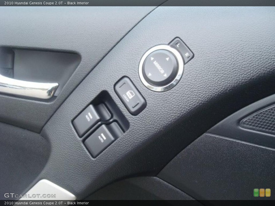 Black Interior Controls for the 2010 Hyundai Genesis Coupe 2.0T #44837572