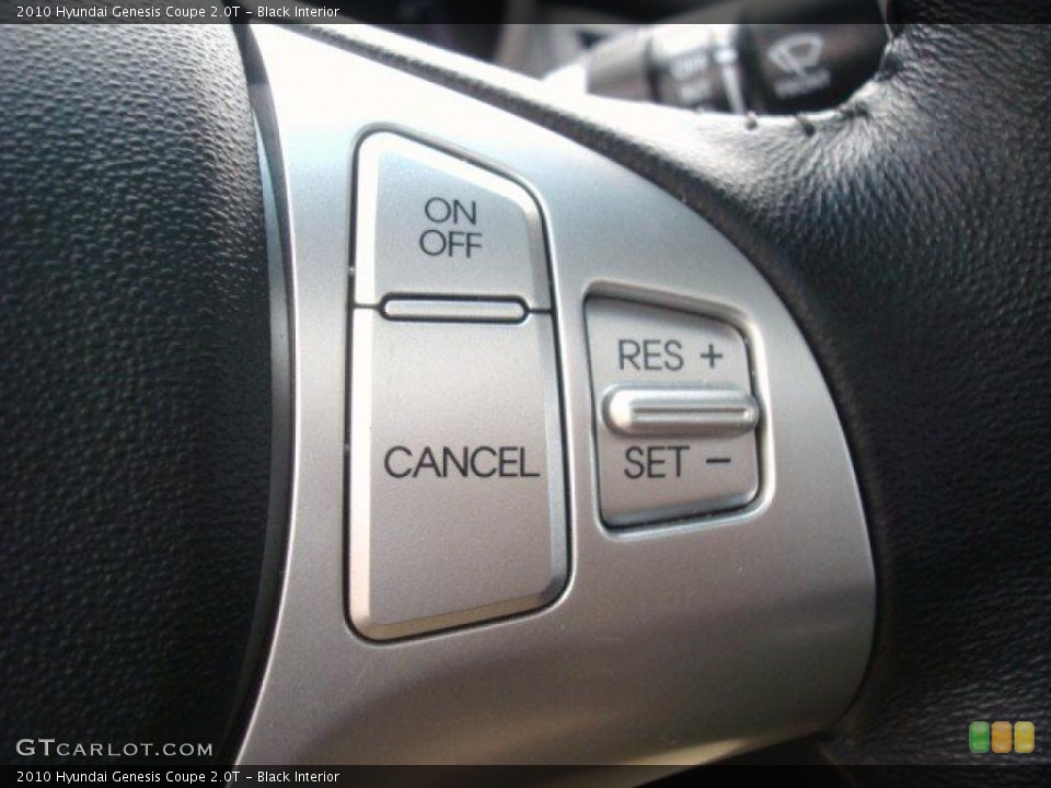 Black Interior Controls for the 2010 Hyundai Genesis Coupe 2.0T #44837728
