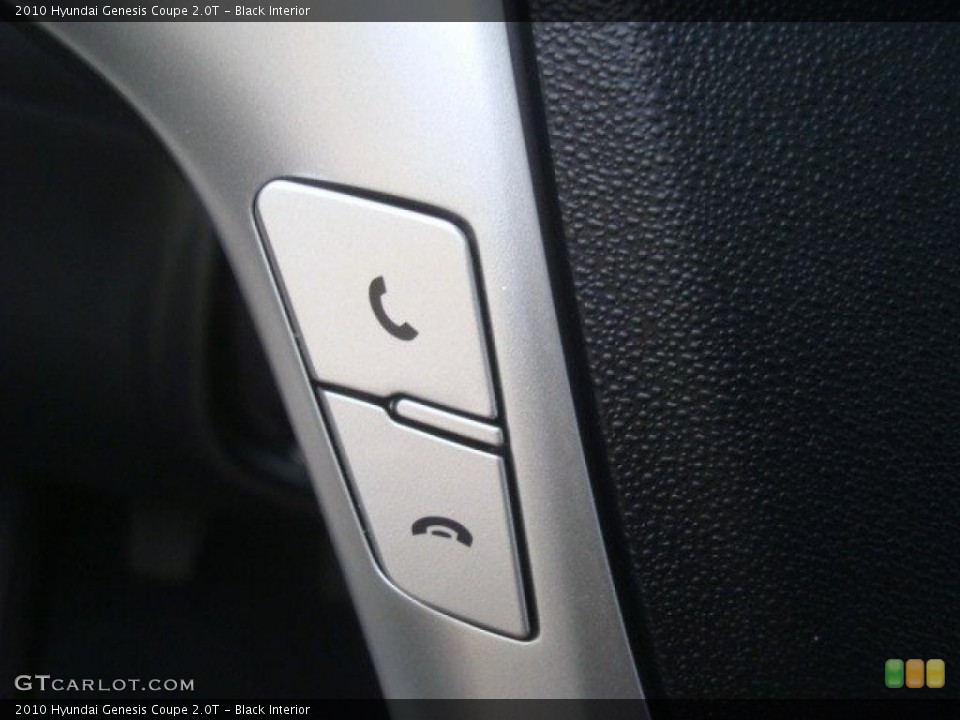 Black Interior Controls for the 2010 Hyundai Genesis Coupe 2.0T #44837742