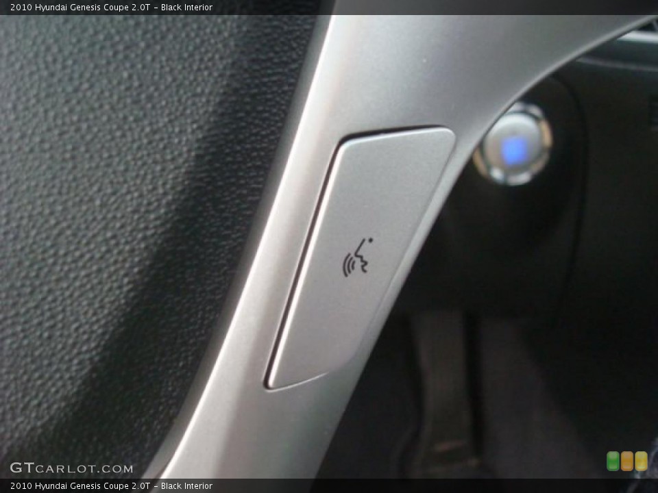 Black Interior Controls for the 2010 Hyundai Genesis Coupe 2.0T #44837756